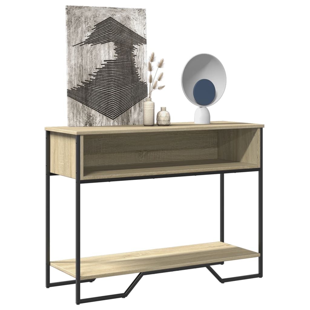Tavolo Consolle Rovere Sonoma 100x35x74,5 cm in Truciolato