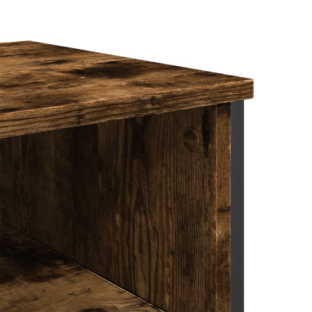 Tavolo Consolle Rovere Fumo 100x35x74,5 cm in Truciolato