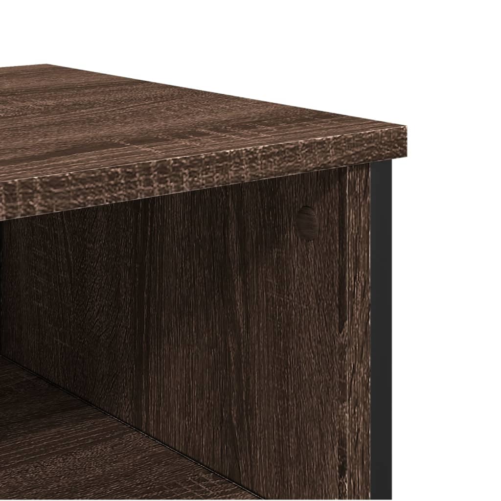 Tavolo Consolle Rovere Marrone 100x35x74,5 cm in Truciolato