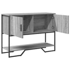 Tavolo Consolle Grigio Sonoma 100x35x74,5 cm in Truciolato