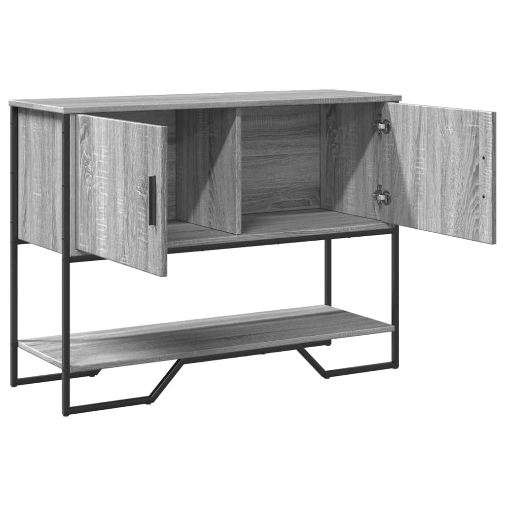 Tavolo Consolle Grigio Sonoma 100x35x74,5 cm in Truciolato