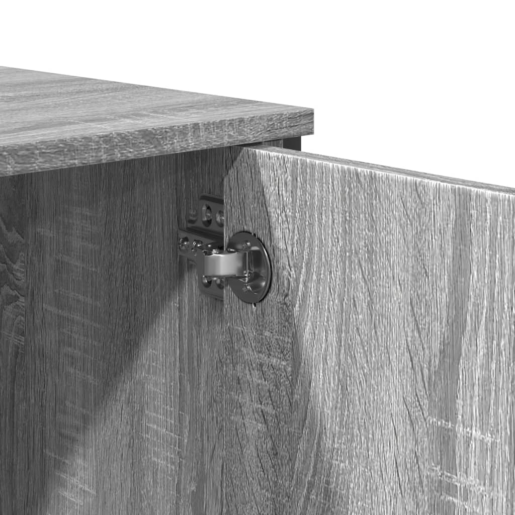 Tavolo Consolle Grigio Sonoma 100x35x74,5 cm in Truciolato