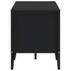 Mobile Porta TV Nero 122x34x41 cm in Legno Multistrato