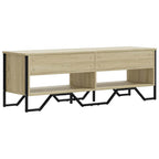 Mobile TV Rovere Sonoma 122x34x41 cm in Legno Multistrato