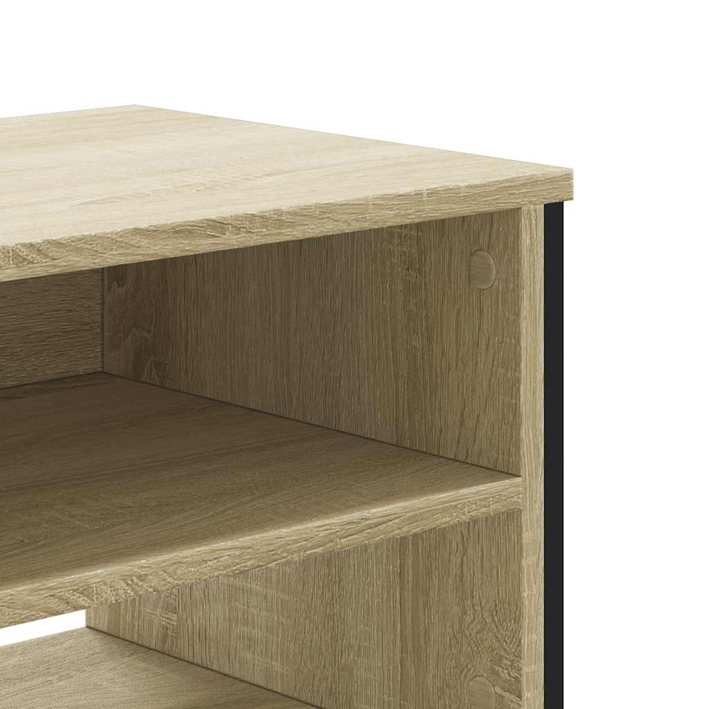 Mobile TV Rovere Sonoma 122x34x41 cm in Legno Multistrato