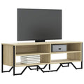Mobile TV Rovere Sonoma 122x34x41 cm in Legno Multistrato
