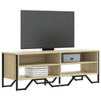 Mobile TV Rovere Sonoma 122x34x41 cm in Legno Multistrato