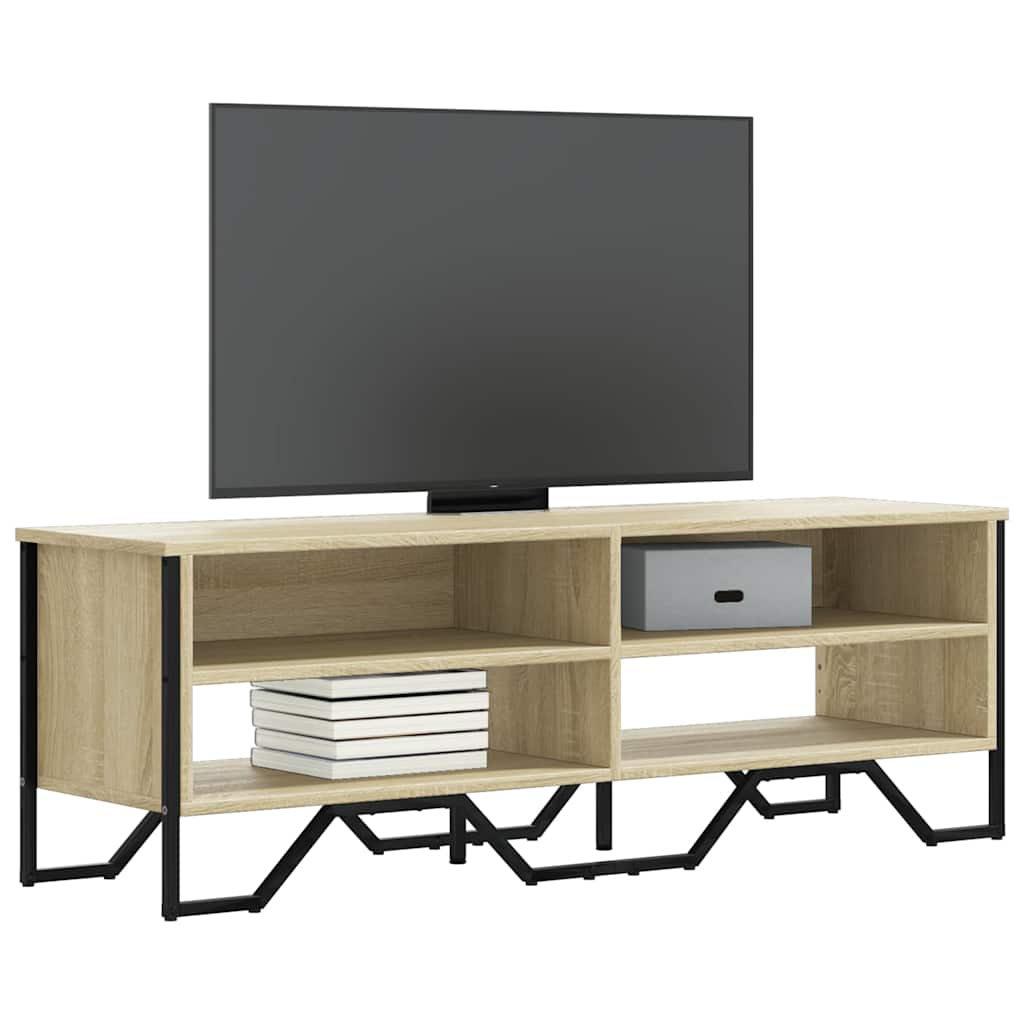 Mobile TV Rovere Sonoma 122x34x41 cm in Legno Multistrato