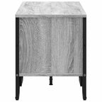 Mobile Porta TV Grigio Sonoma 122x34x41cm in Legno Multistrato