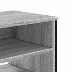 Mobile Porta TV Grigio Sonoma 122x34x41cm in Legno Multistrato
