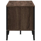 Mobile Porta TV Rovere Marrone 122x34x41cm in Legno Multistrato