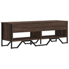 Mobile Porta TV Rovere Marrone 122x34x41cm in Legno Multistrato