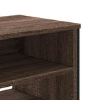 Mobile Porta TV Rovere Marrone 122x34x41cm in Legno Multistrato