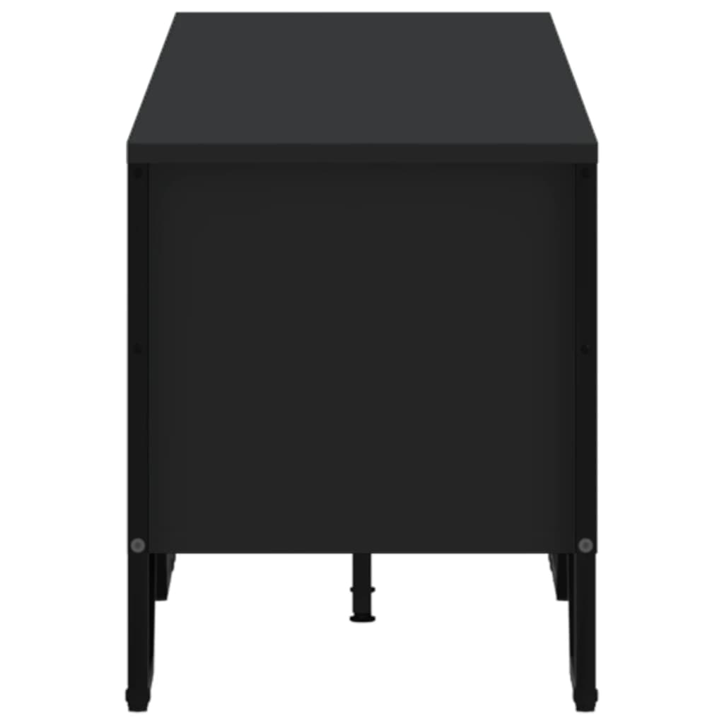 Mobile Porta TV Nero 180x34x41 cm in Legno Multistrato