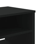 Mobile Porta TV Nero 180x34x41 cm in Legno Multistrato