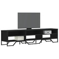 Mobile Porta TV Nero 180x34x41 cm in Legno Multistrato