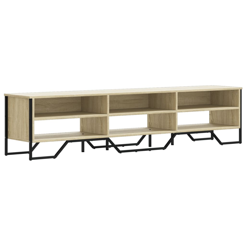 Mobile Porta TV Rovere Sonoma 180x34x41 cm Legno Multistrato