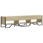Mobile Porta TV Rovere Sonoma 180x34x41 cm Legno Multistrato