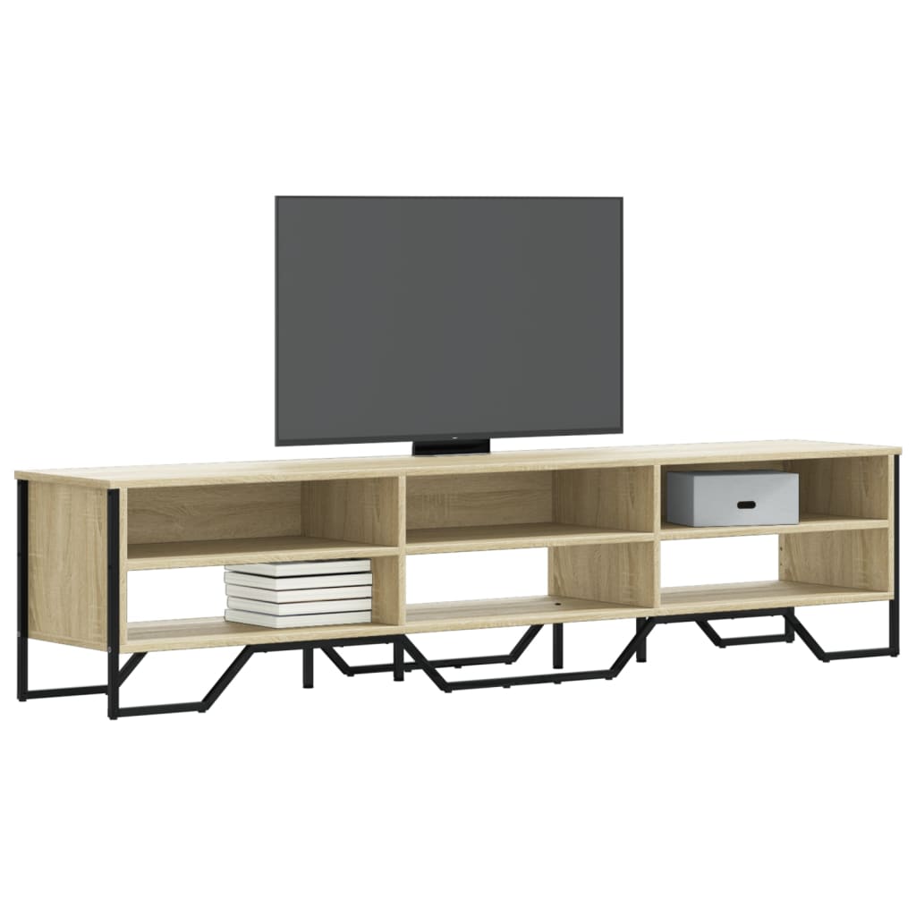Mobile Porta TV Rovere Sonoma 180x34x41 cm Legno Multistrato