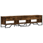 Mobile Porta TV Rovere Fumo 180x34x41 cm in Legno Multistrato
