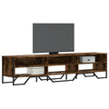 Mobile Porta TV Rovere Fumo 180x34x41 cm in Legno Multistrato
