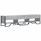 Mobile Porta TV Grigio Sonoma 180x34x41cm in Legno Multistrato