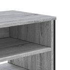Mobile Porta TV Grigio Sonoma 180x34x41cm in Legno Multistrato
