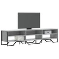 Mobile Porta TV Grigio Sonoma 180x34x41cm in Legno Multistrato