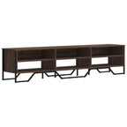 Mobile Porta TV Rovere Marrone 180x34x41cm in Legno Multistrato
