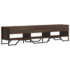Mobile Porta TV Rovere Marrone 180x34x41cm in Legno Multistrato