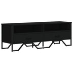 Mobile Porta TV Nero 122x34x41 cm in Legno Multistrato