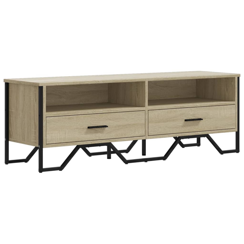 Mobile TV Rovere Sonoma 122x34x41 cm in Legno Multistrato