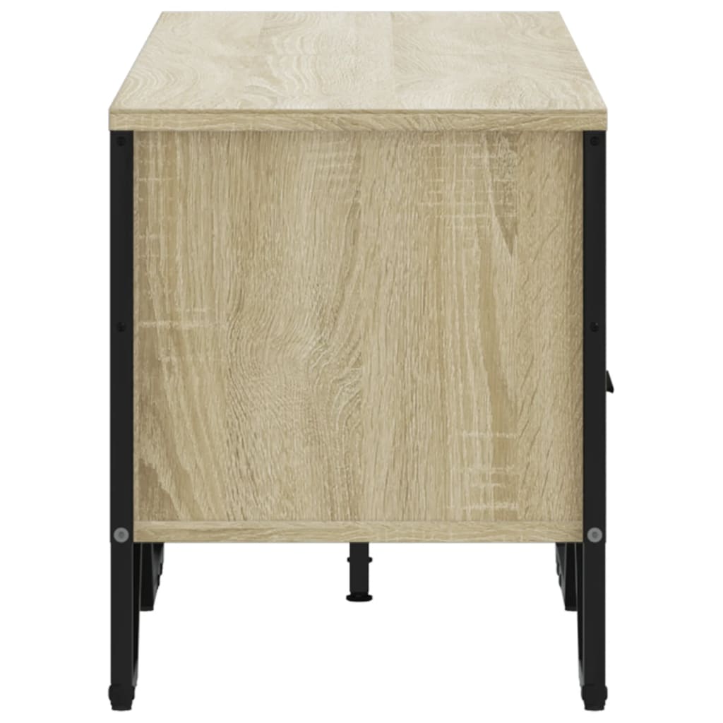 Mobile TV Rovere Sonoma 122x34x41 cm in Legno Multistrato