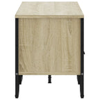 Mobile TV Rovere Sonoma 122x34x41 cm in Legno Multistrato