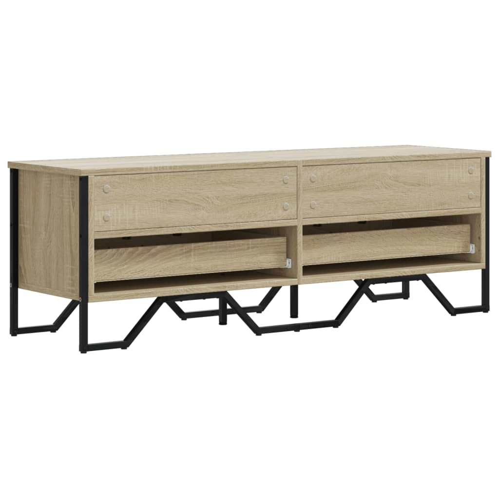 Mobile TV Rovere Sonoma 122x34x41 cm in Legno Multistrato
