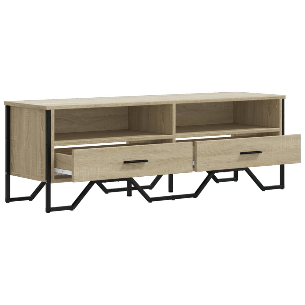 Mobile TV Rovere Sonoma 122x34x41 cm in Legno Multistrato