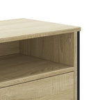 Mobile TV Rovere Sonoma 122x34x41 cm in Legno Multistrato