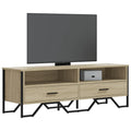 Mobile TV Rovere Sonoma 122x34x41 cm in Legno Multistrato