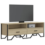 Mobile TV Rovere Sonoma 122x34x41 cm in Legno Multistrato