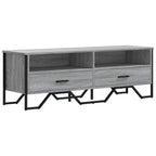Mobile Porta TV Grigio Sonoma 122x34x41cm in Legno Multistrato