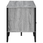 Mobile Porta TV Grigio Sonoma 122x34x41cm in Legno Multistrato