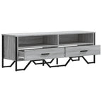Mobile Porta TV Grigio Sonoma 122x34x41cm in Legno Multistrato