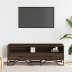 Mobile Porta TV Rovere Marrone 122x34x41cm in Legno Multistrato