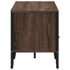 Mobile Porta TV Rovere Marrone 122x34x41cm in Legno Multistrato