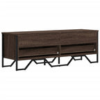 Mobile Porta TV Rovere Marrone 122x34x41cm in Legno Multistrato