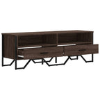 Mobile Porta TV Rovere Marrone 122x34x41cm in Legno Multistrato