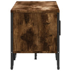 Mobile Porta TV Rovere Fumo 122x34x41 cm in Legno Multistrato