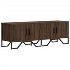 Mobile Porta TV Rovere Marrone 122x34x41cm in Legno Multistrato