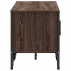 Mobile Porta TV Rovere Marrone 122x34x41cm in Legno Multistrato