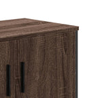 Mobile Porta TV Rovere Marrone 122x34x41cm in Legno Multistrato